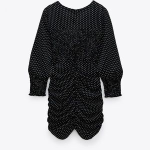 Zara Micro Dot Mini Dress NWT
